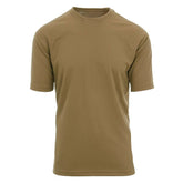Olive green quick-dry T-shirt for boxing and fitness training, half-sleeve with moisture-regulating fabric, ideal for gym workouts.
